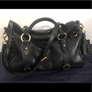 Dooney & Bourke Black Medium Florentine Satchel